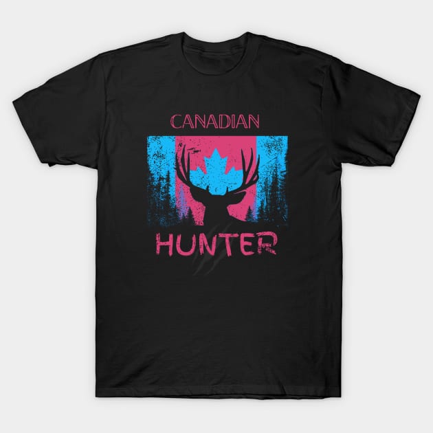 Canadian Deer Hunter T-Shirt by Shop Tee Depot